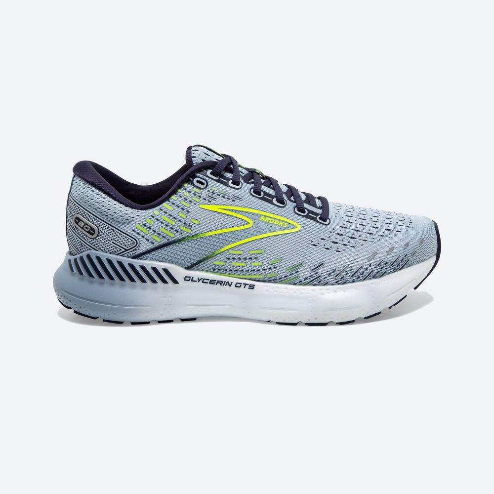 Brooks Glycerin GTS 20 Női Futócipő Világos Kék/Sötétkék | HU526178