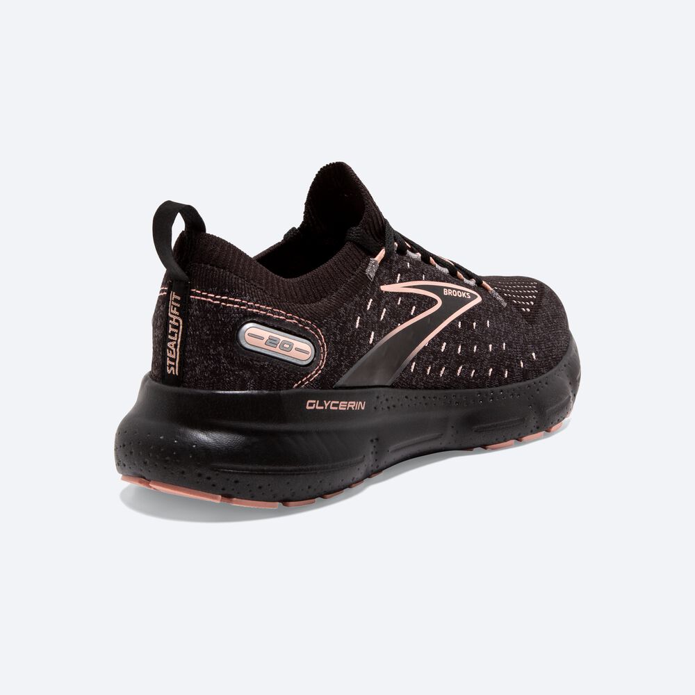 Brooks Glycerin StealthFit 20 Női Futócipő Fekete | HU419825