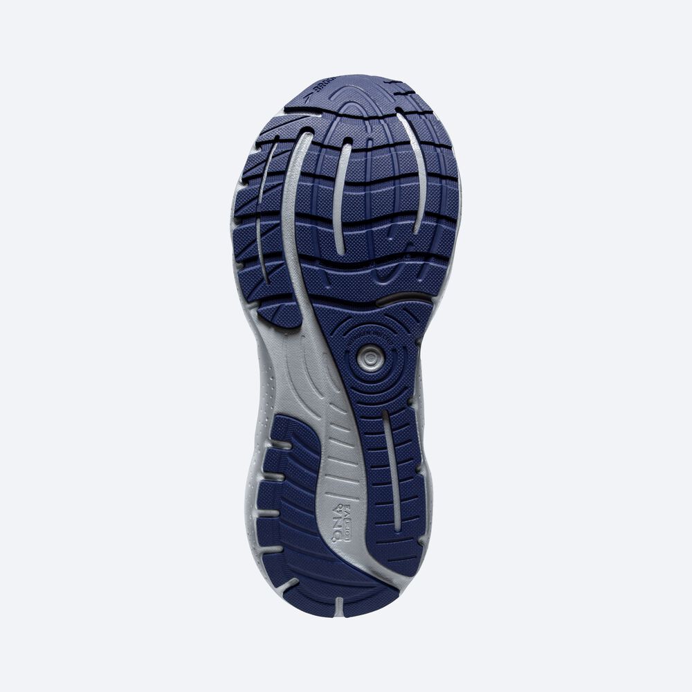 Brooks Glycerin StealthFit GTS 20 Férfi Futócipő Szürke/Kék | HU294183