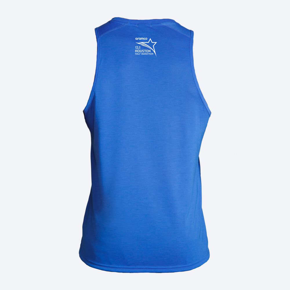 Brooks Houston23 Distance Tank 2.0 Férfi Ujjatlan Póló Kék | HU729065