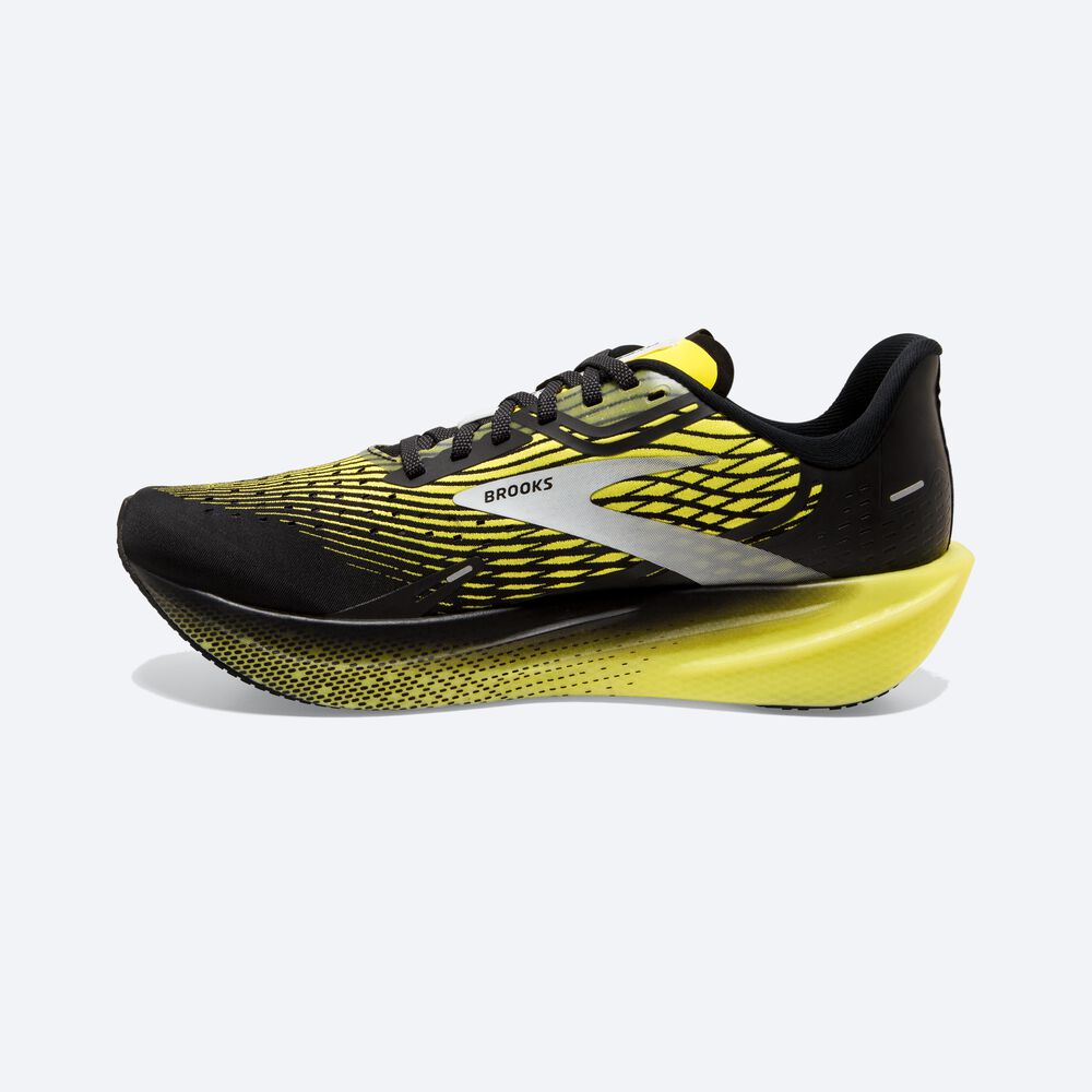 Brooks Hyperion Max Férfi Futócipő Fekete/Sárga/Fehér | HU136594