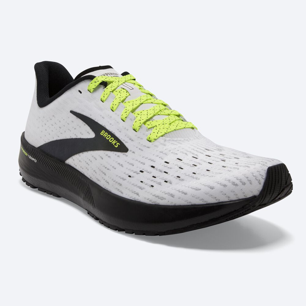 Brooks Hyperion Tempo Férfi Futócipő Fehér/Fekete | HU620594