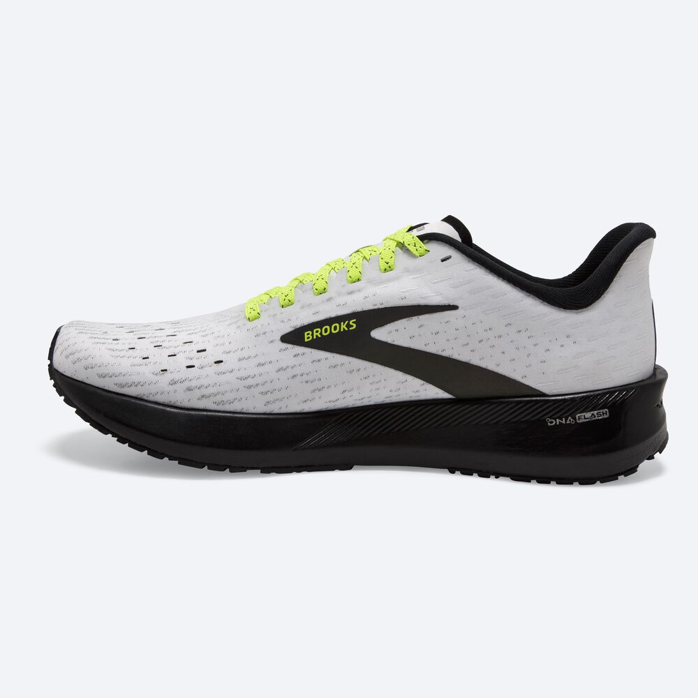 Brooks Hyperion Tempo Férfi Futócipő Fehér/Fekete | HU620594