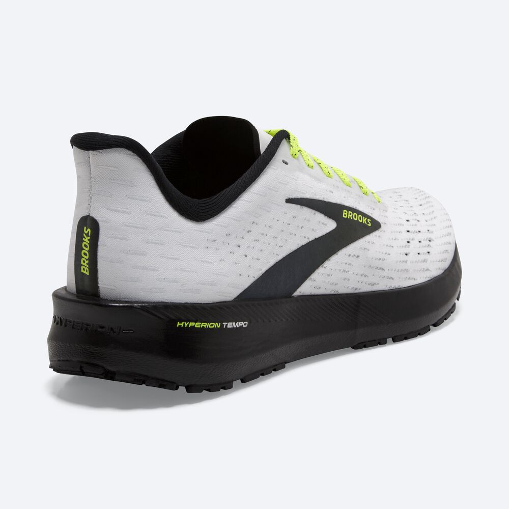 Brooks Hyperion Tempo Férfi Futócipő Fehér/Fekete | HU620594