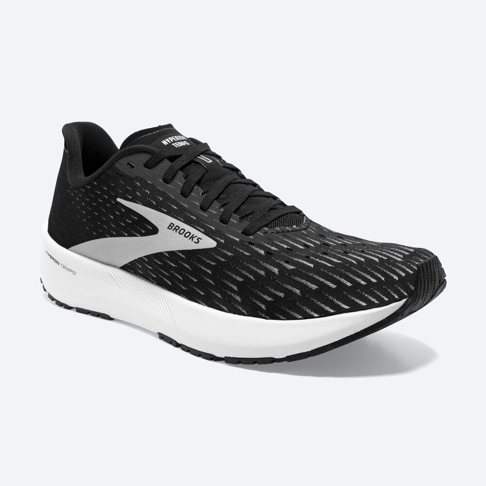 Brooks Hyperion Tempo Férfi Futócipő Fekete/Titán/Fehér | HU382756