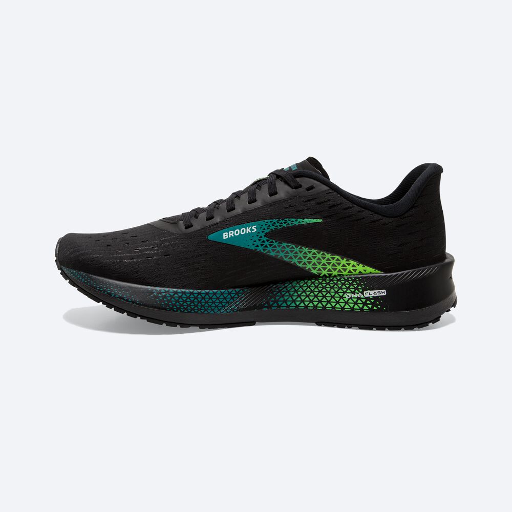 Brooks Hyperion Tempo Férfi Futócipő Fekete/Zöld | HU760548