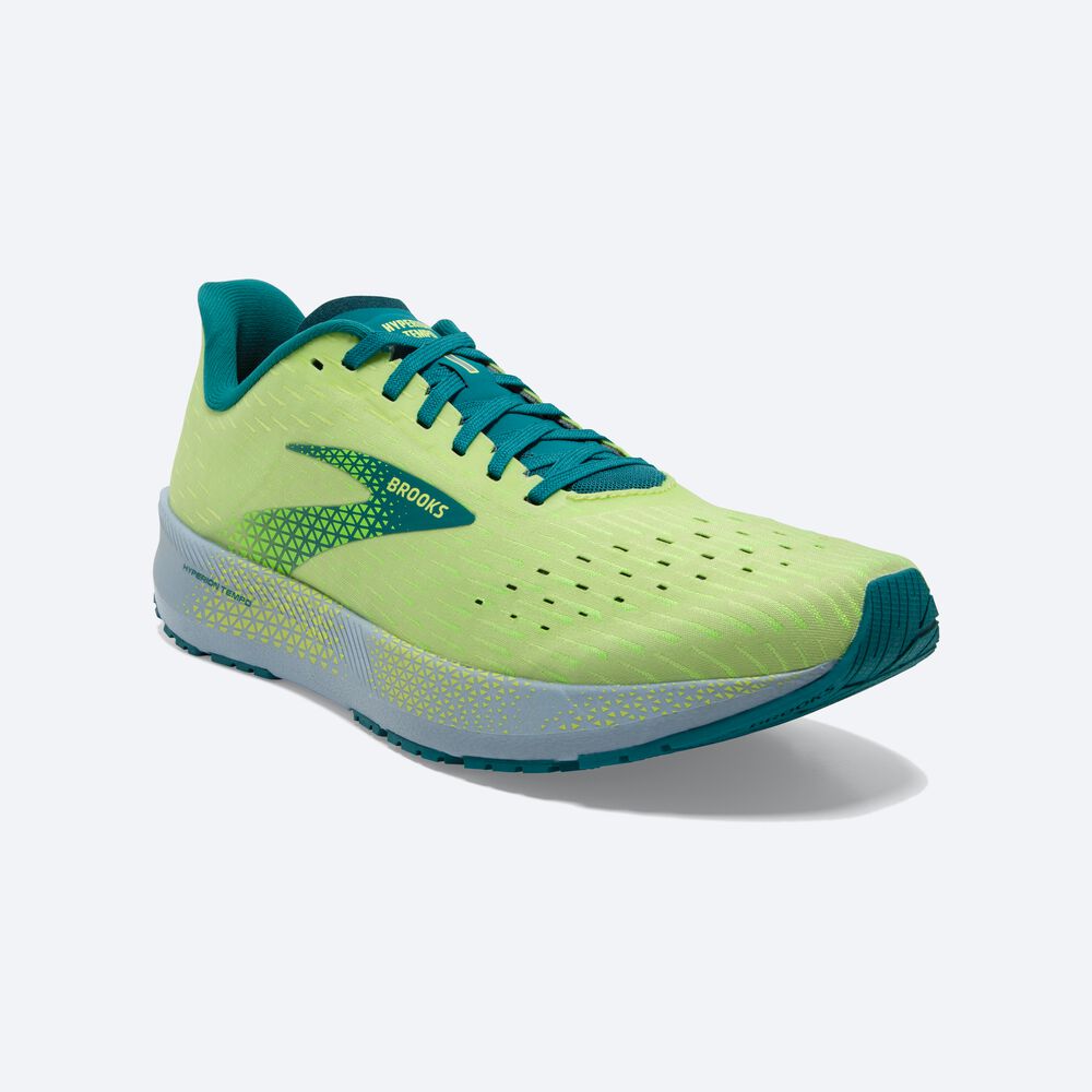 Brooks Hyperion Tempo Férfi Futócipő Zöld/Kék | HU069487