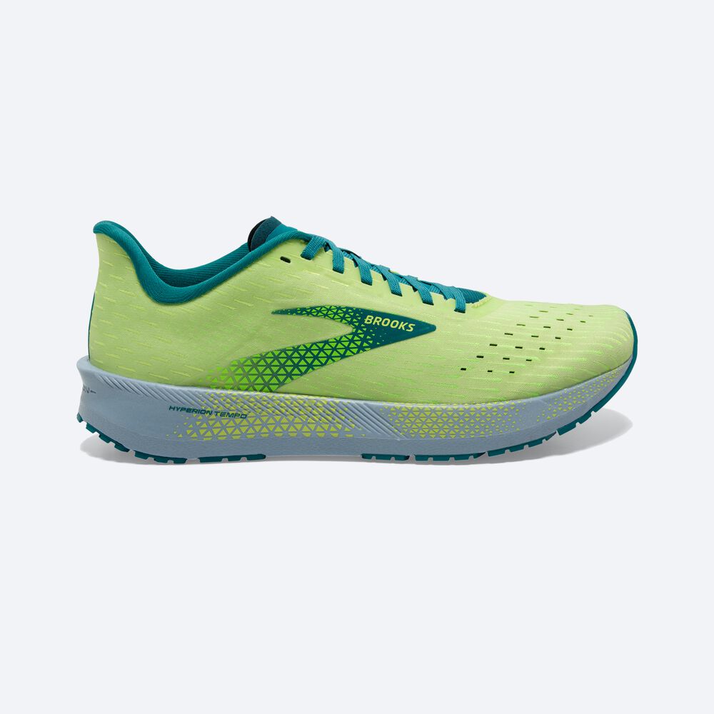 Brooks Hyperion Tempo Férfi Futócipő Zöld/Kék | HU069487