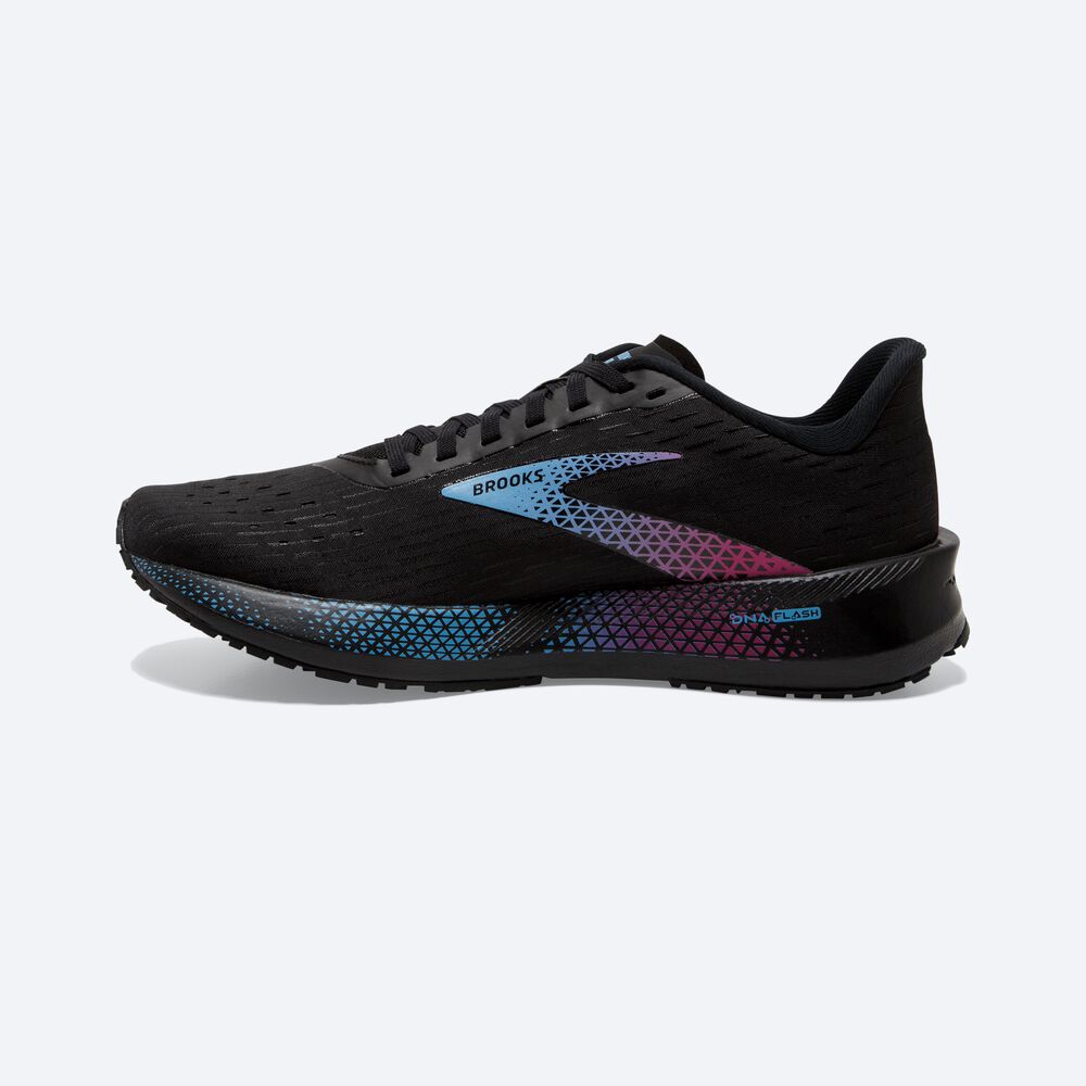 Brooks Hyperion Tempo Női Futócipő Fekete/Kék/Fukszia | HU602859