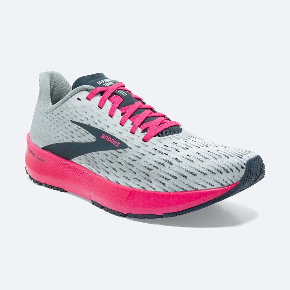 Brooks Hyperion Tempo Női Futócipő Sötétkék/Rózsaszín | HU691258