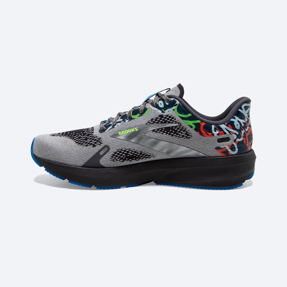 Brooks Launch 9 Férfi Futócipő Szürke/Kék | HU534801