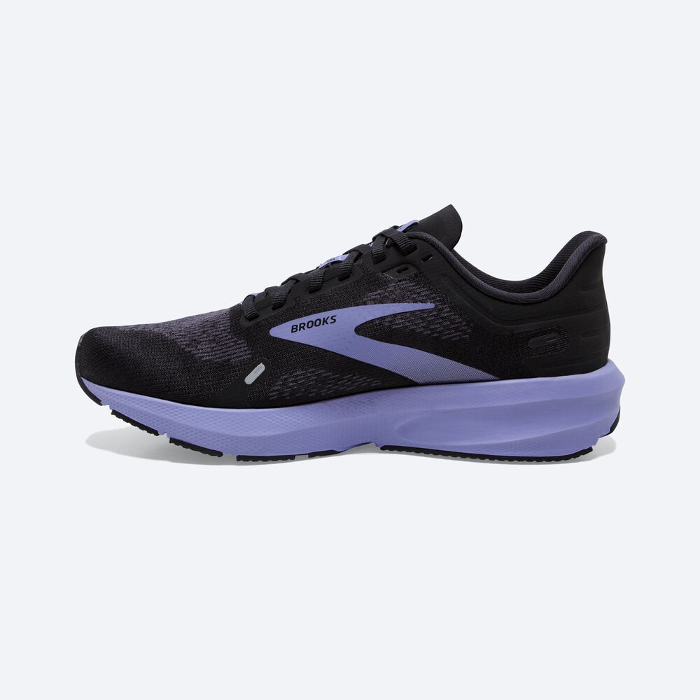 Brooks Launch 9 Női Futócipő Fekete/Lila | HU310256