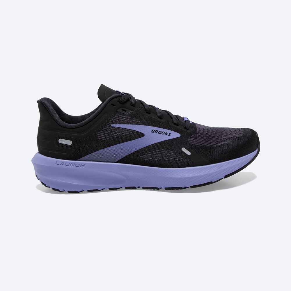 Brooks Launch 9 Női Futócipő Fekete/Lila | HU310256