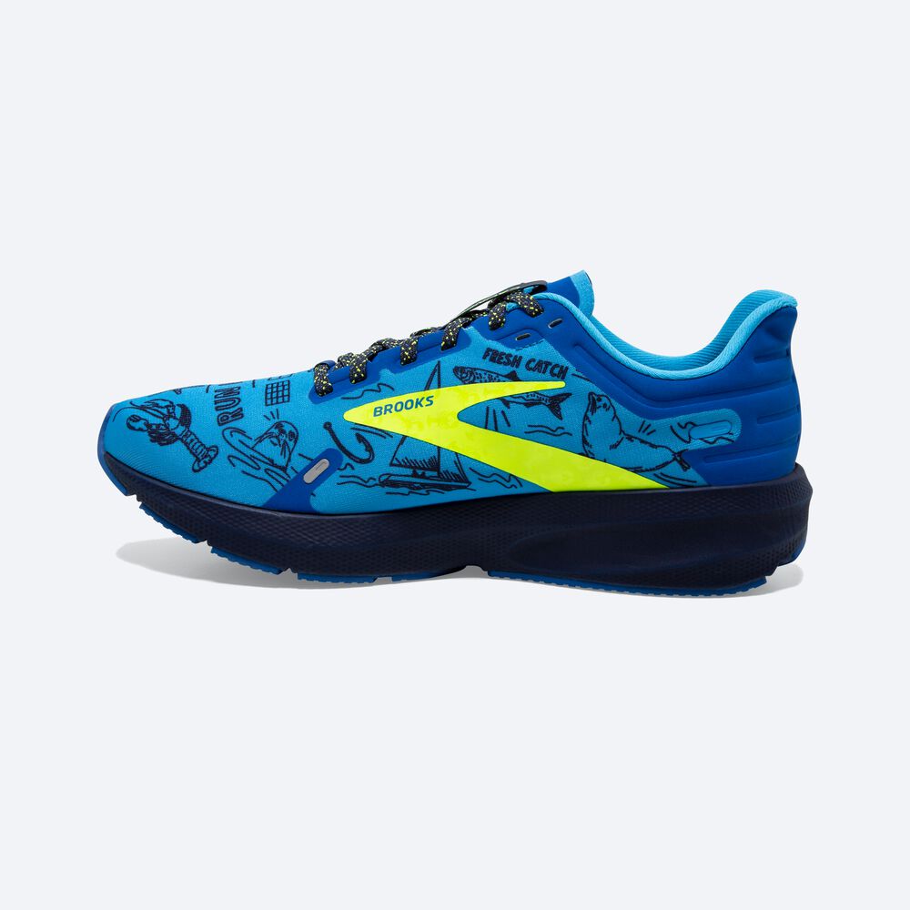 Brooks Launch 9 Női Futócipő Kék/Sötétkék | HU781692