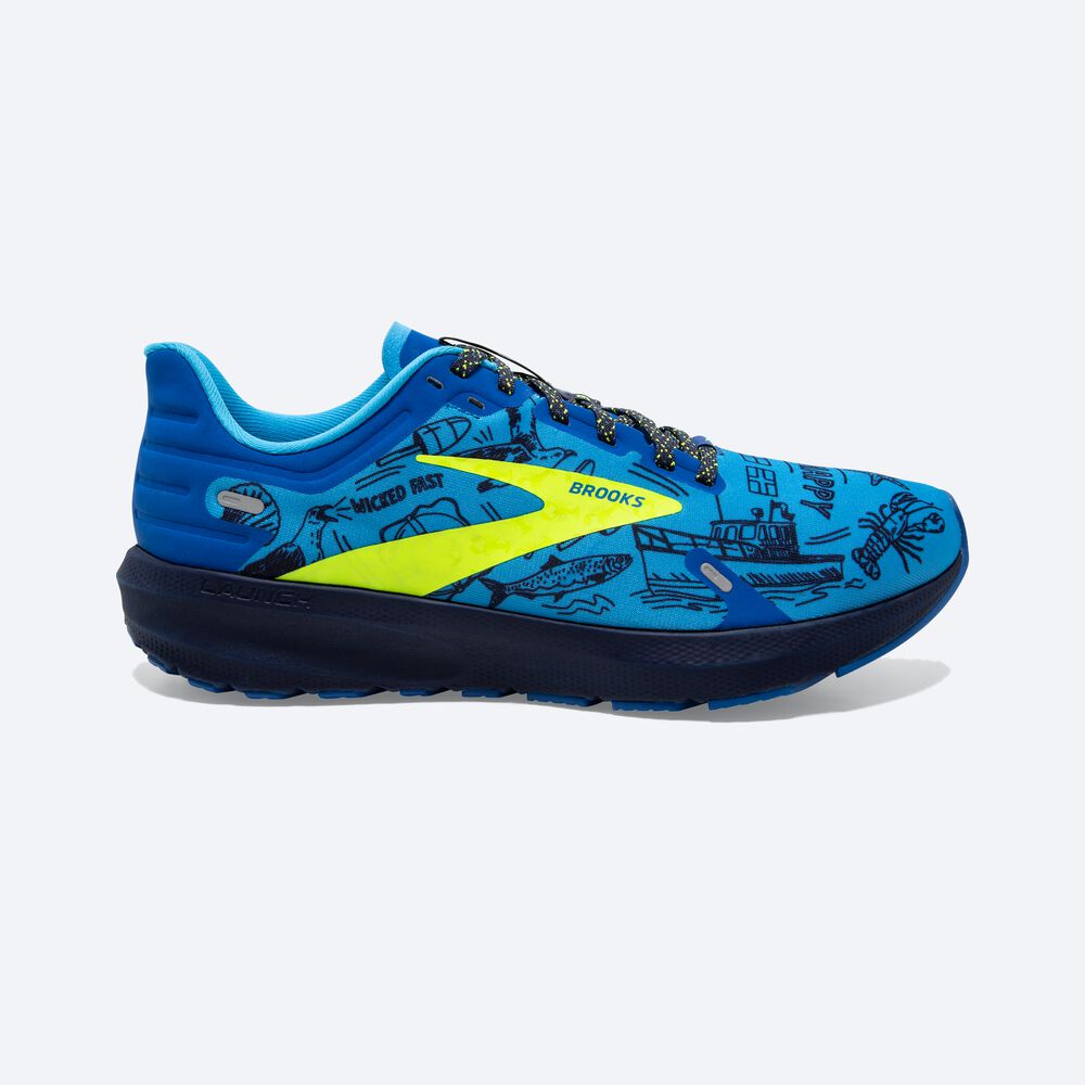 Brooks Launch 9 Női Futócipő Kék/Sötétkék | HU781692