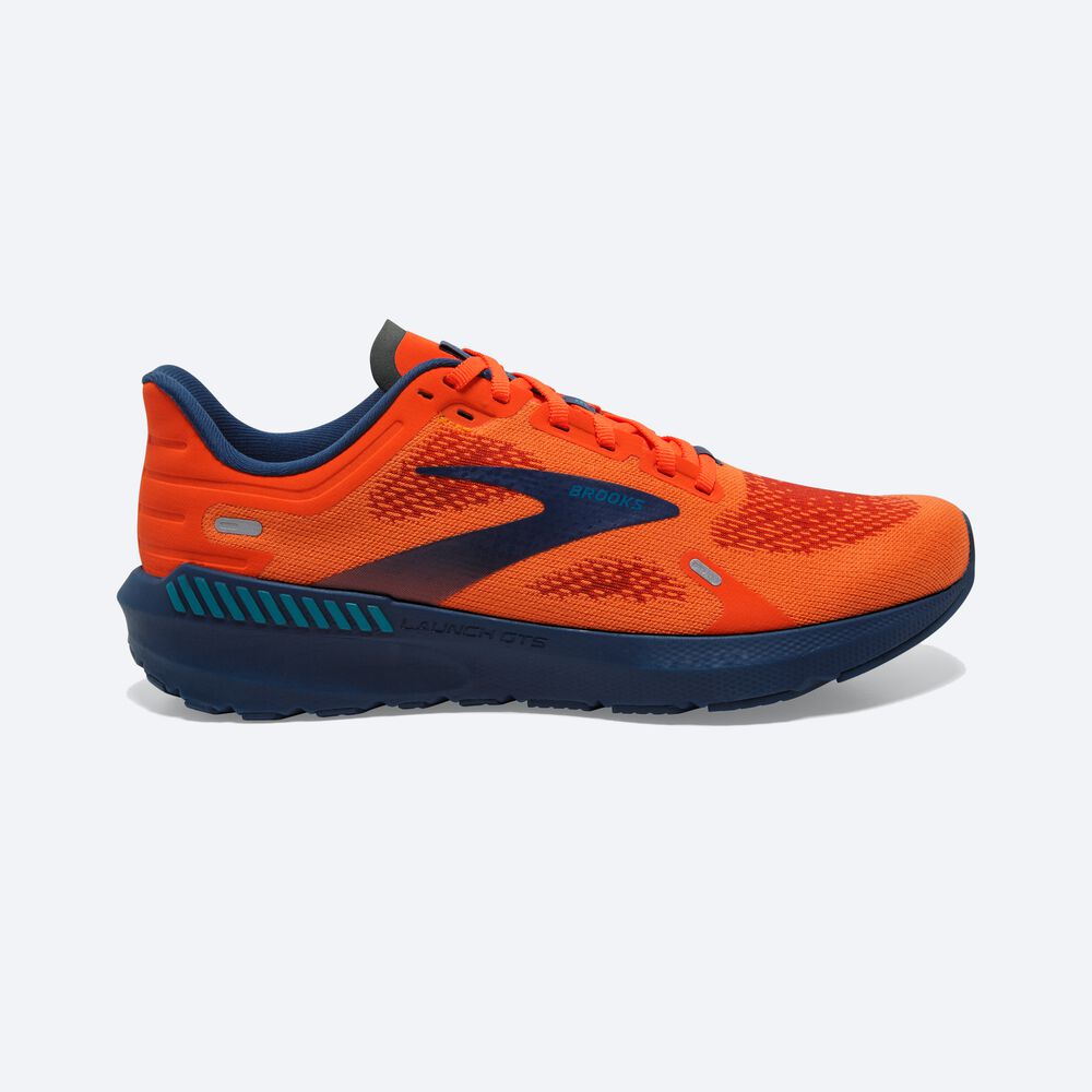 Brooks Launch GTS 9 Férfi Futócipő Barna/Türkiz | HU579861