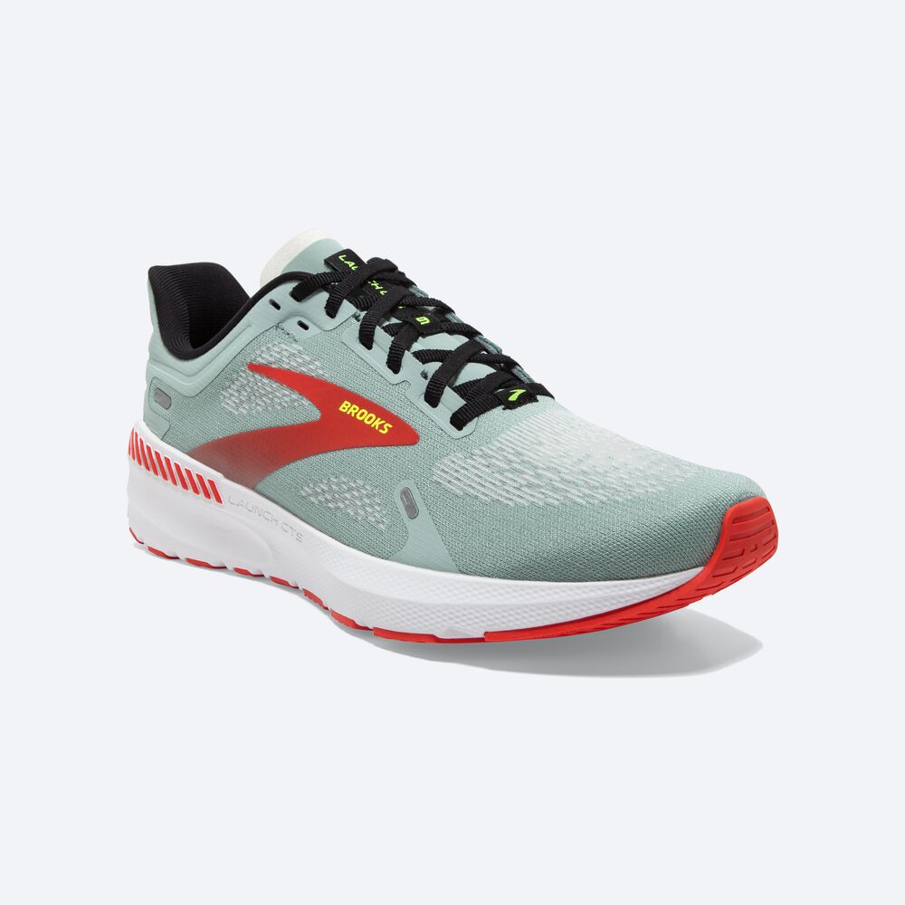 Brooks Launch GTS 9 Férfi Futócipő Kék/Fekete/Rózsaszín | HU732950