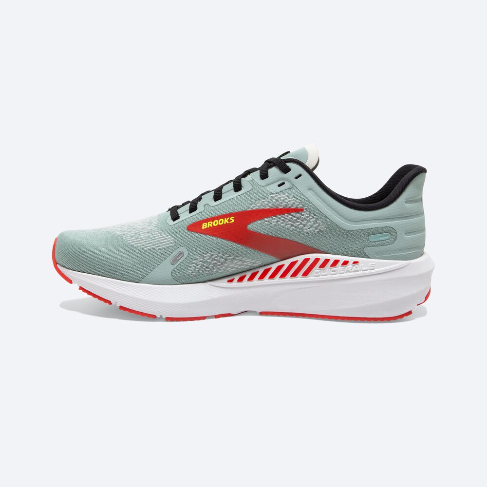 Brooks Launch GTS 9 Férfi Futócipő Kék/Fekete/Rózsaszín | HU732950