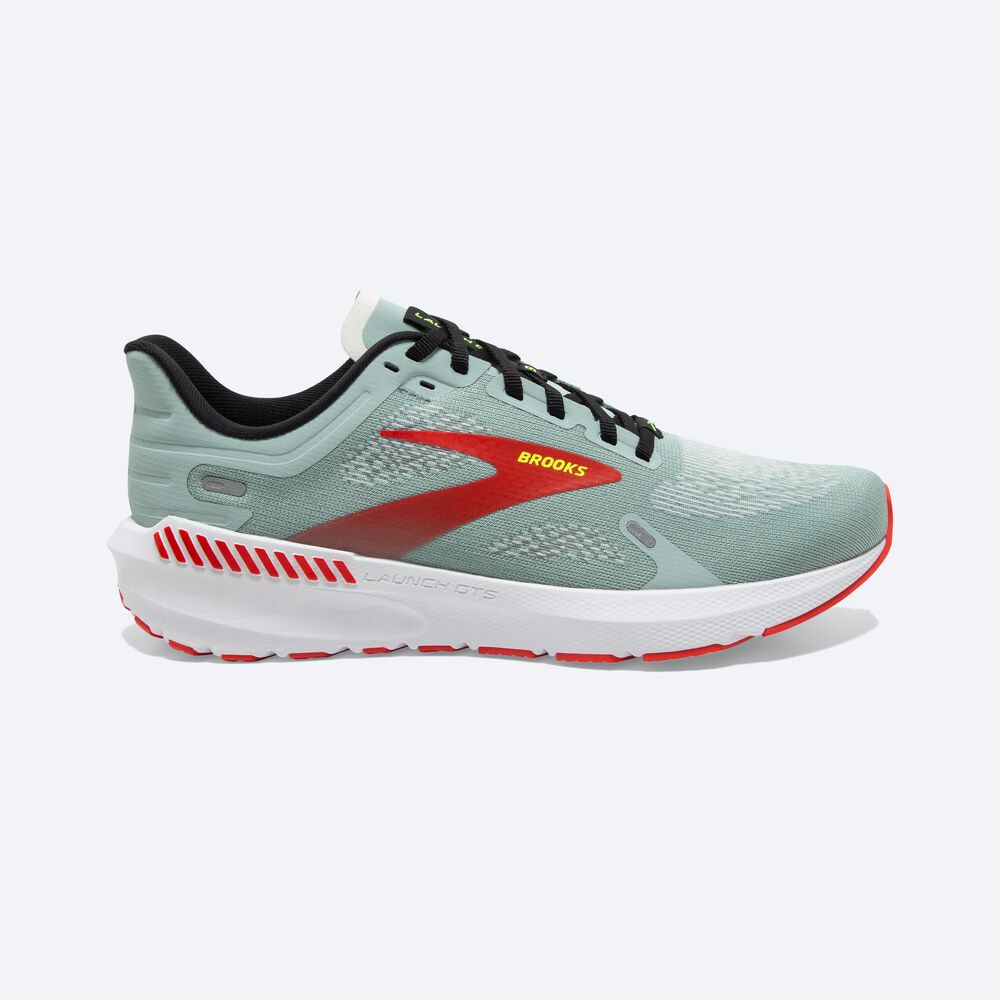 Brooks Launch GTS 9 Férfi Futócipő Kék/Fekete/Rózsaszín | HU732950