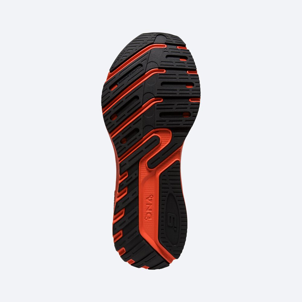 Brooks Launch GTS 9 Női Futócipő Fekete/Virágos | HU981564