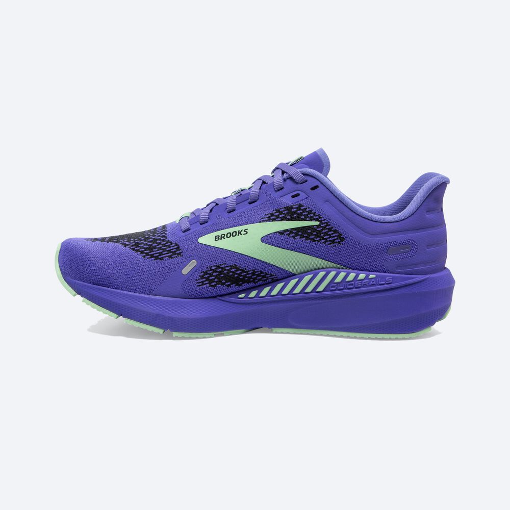 Brooks Launch GTS 9 Női Futócipő Kék/Zöld | HU341906