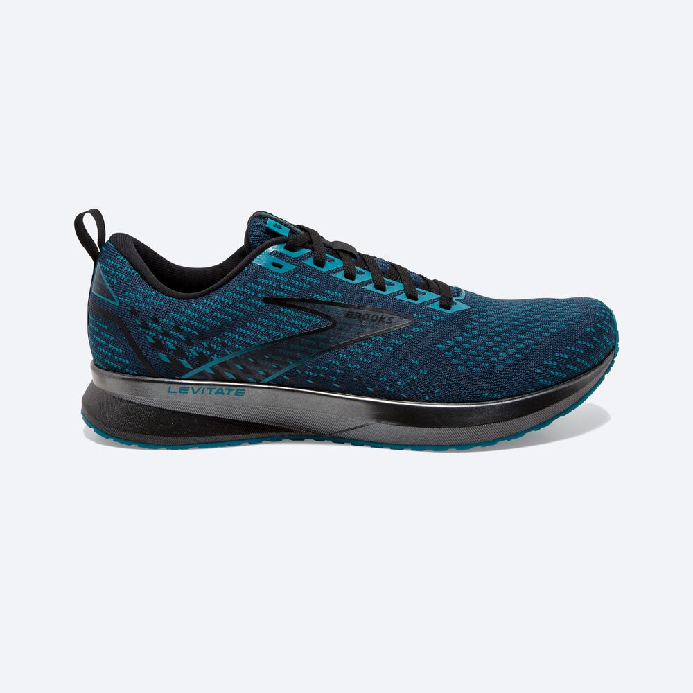 Brooks Levitate 5 Férfi Futócipő Barna/Türkiz/Fekete | HU368942