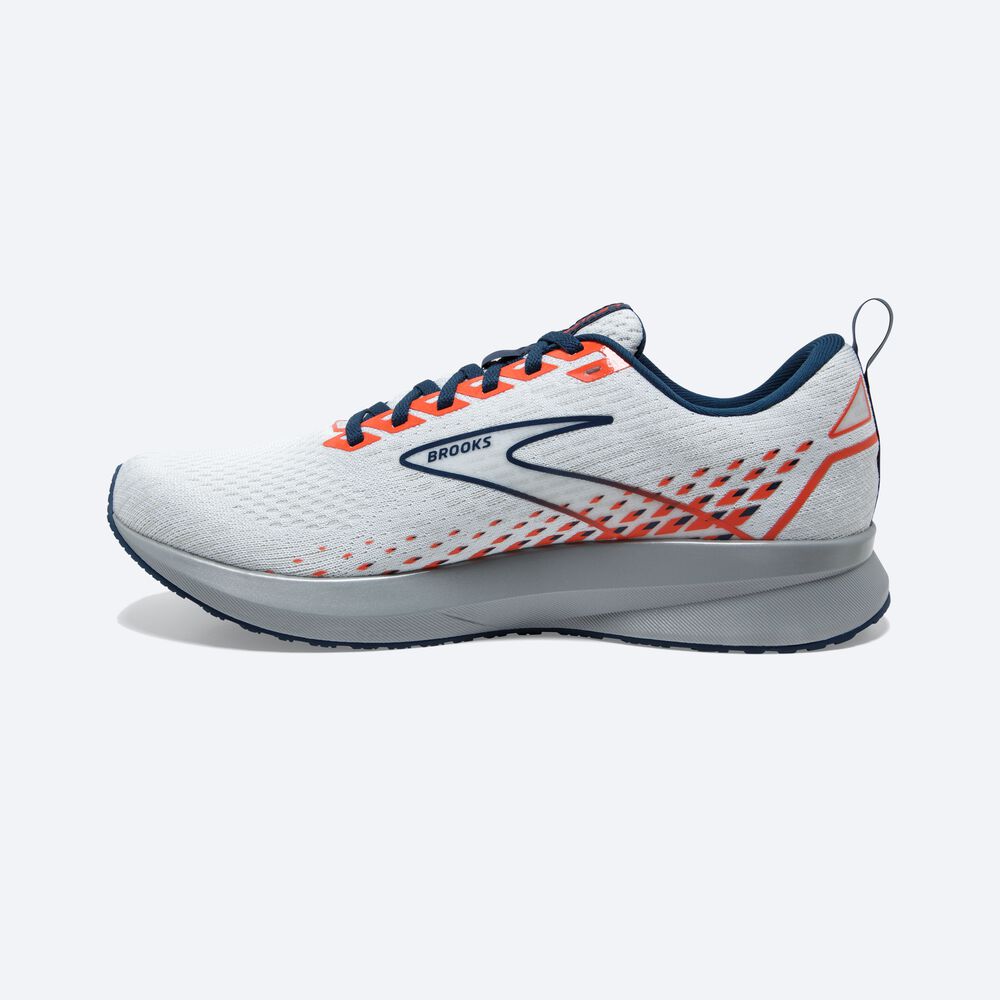 Brooks Levitate 5 Férfi Futócipő Fehér/Barna | HU695012