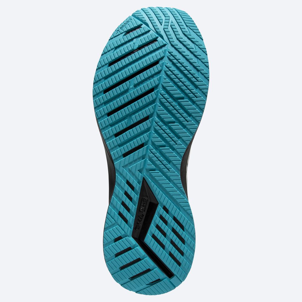 Brooks Levitate 5 Férfi Futócipő Fehér/Kék/Fekete | HU254196