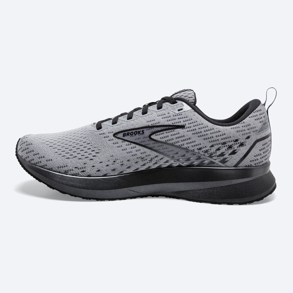 Brooks Levitate 5 Férfi Futócipő Szürke/Fekete | HU809247