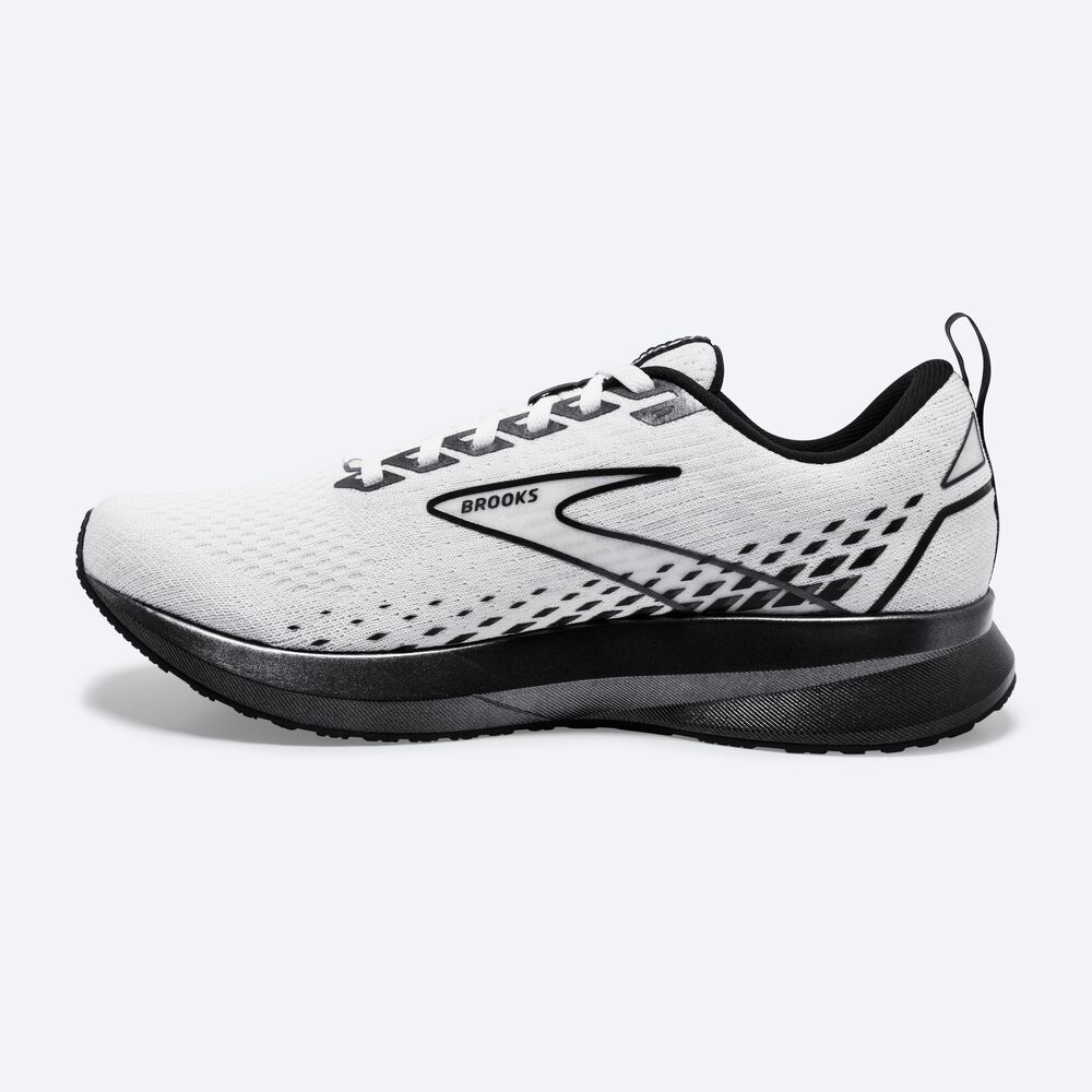 Brooks Levitate 5 Női Futócipő Fehér/Fekete | HU945816