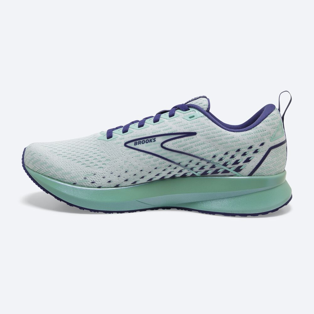 Brooks Levitate 5 Női Futócipő Fehér/Sötétkék Kék | HU265874