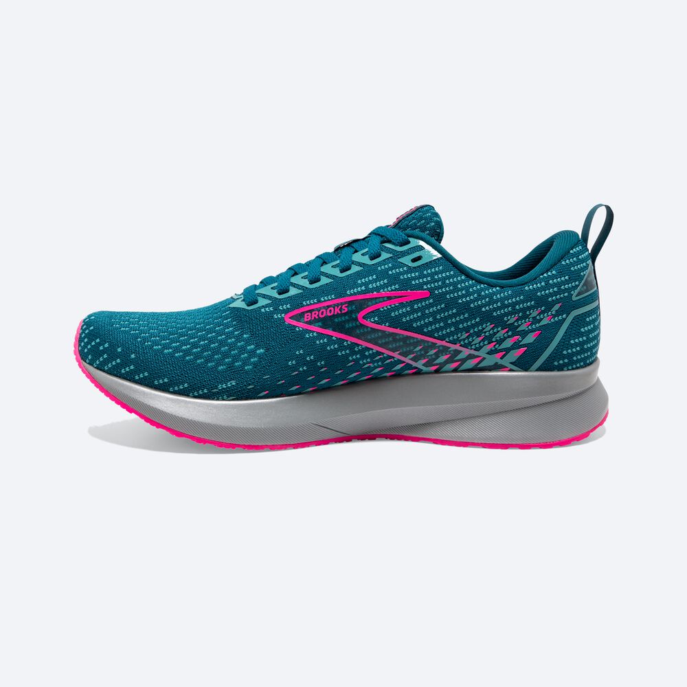 Brooks Levitate 5 Női Futócipő Kék/Rózsaszín | HU421378