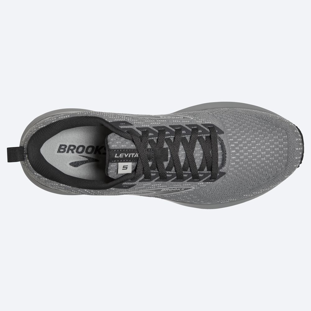 Brooks Levitate 5 Női Futócipő Szürke/Fekete | HU457819