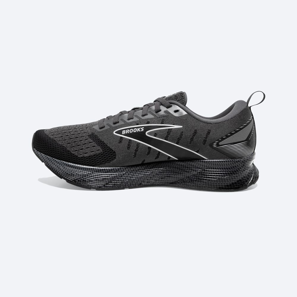 Brooks Levitate 6 Férfi Futócipő Fekete/Fehér | HU901568