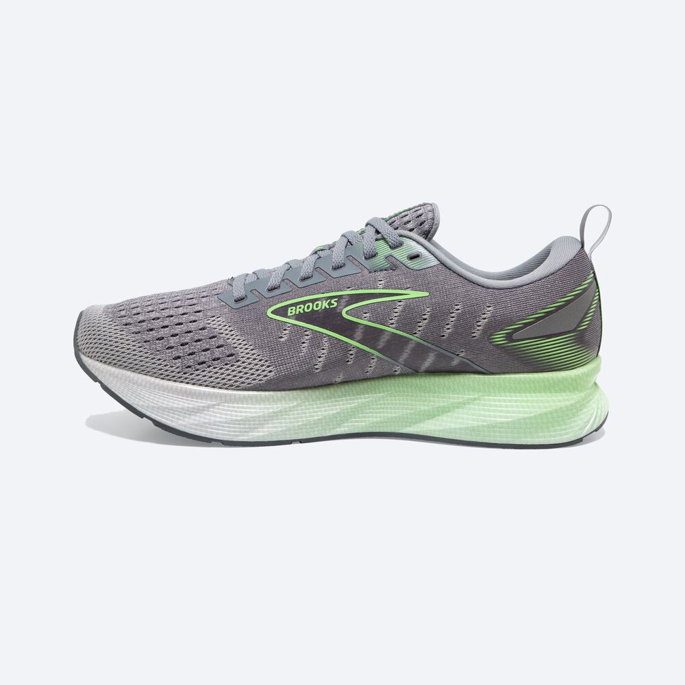 Brooks Levitate 6 Férfi Futócipő Szürke/Zöld | HU947512