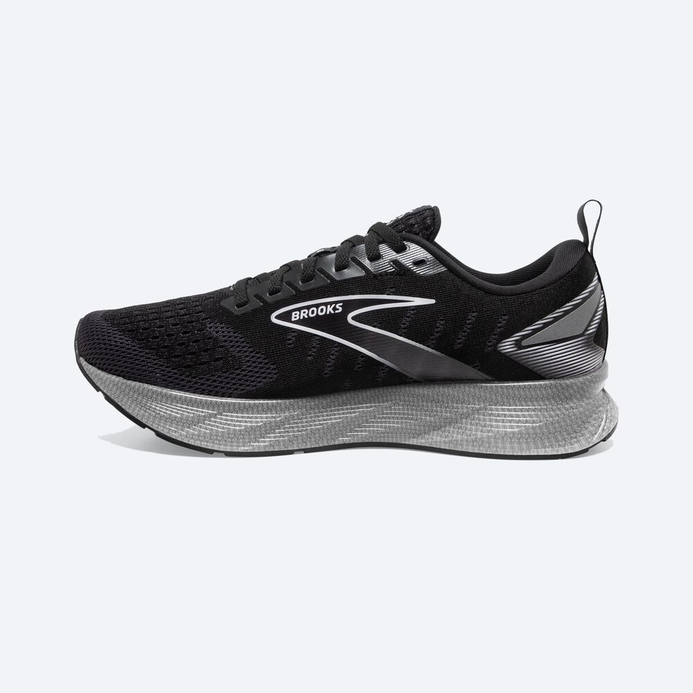 Brooks Levitate 6 Női Futócipő Fekete/Fehér | HU236947