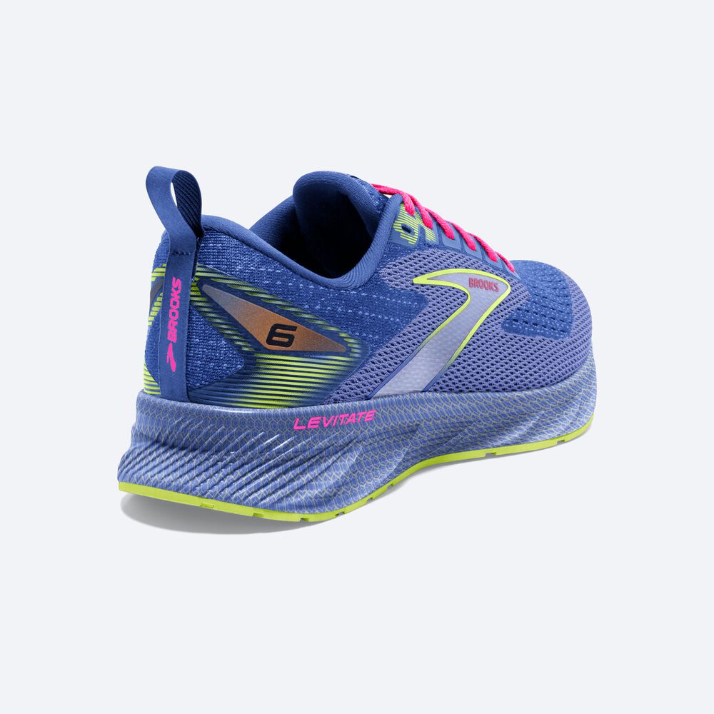 Brooks Levitate 6 Női Futócipő Lila/Rózsaszín | HU429073