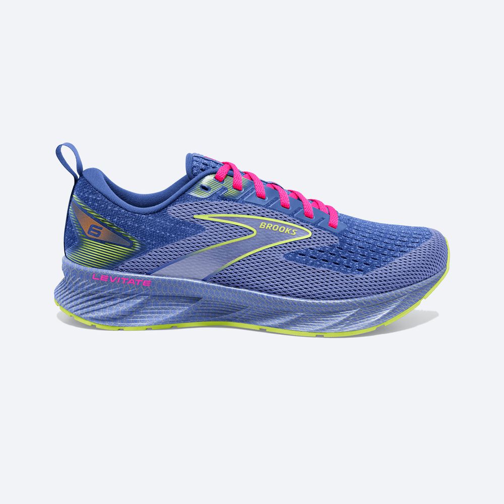 Brooks Levitate 6 Női Futócipő Lila/Rózsaszín | HU429073