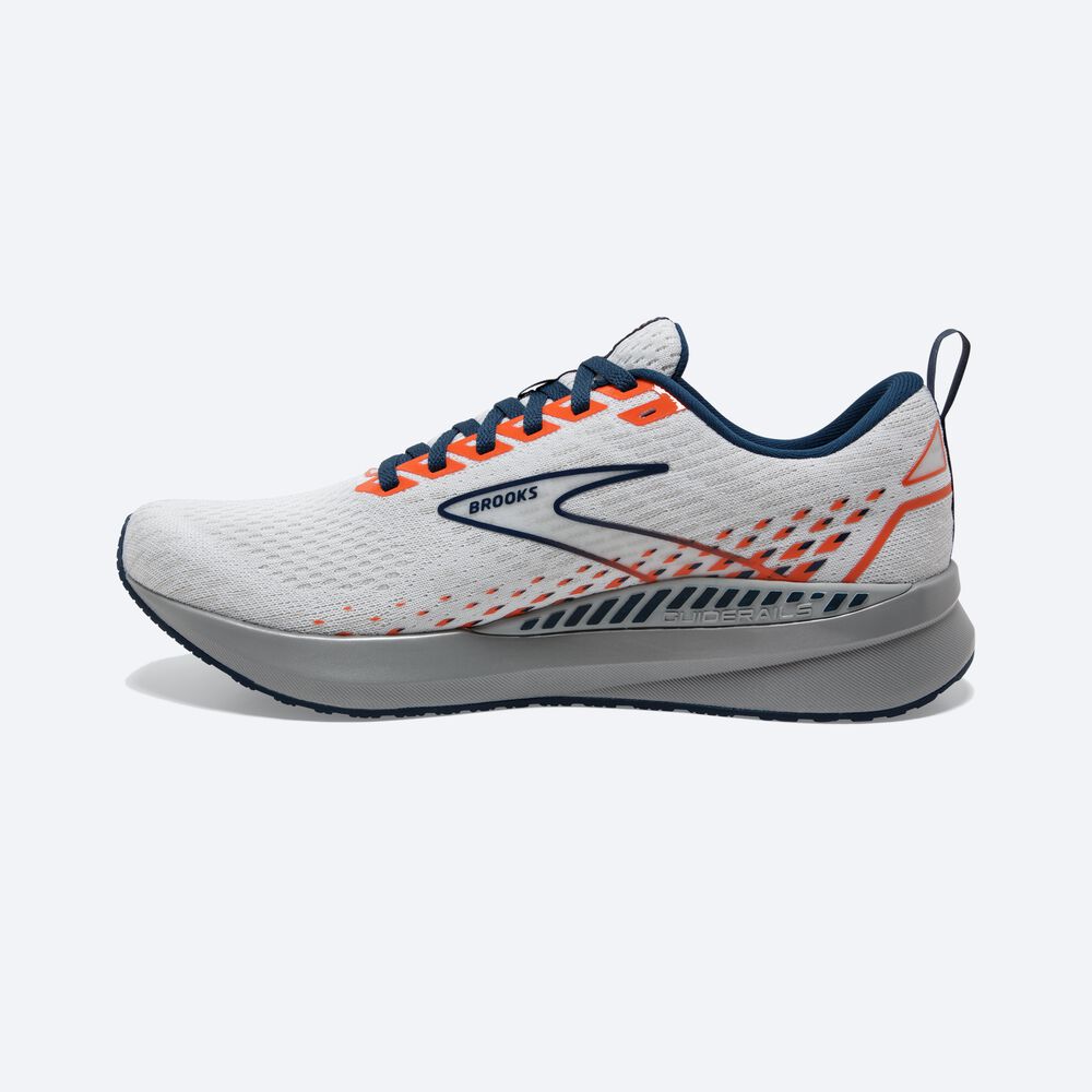 Brooks Levitate GTS 5 Férfi Futócipő Fehér/Barna | HU703265