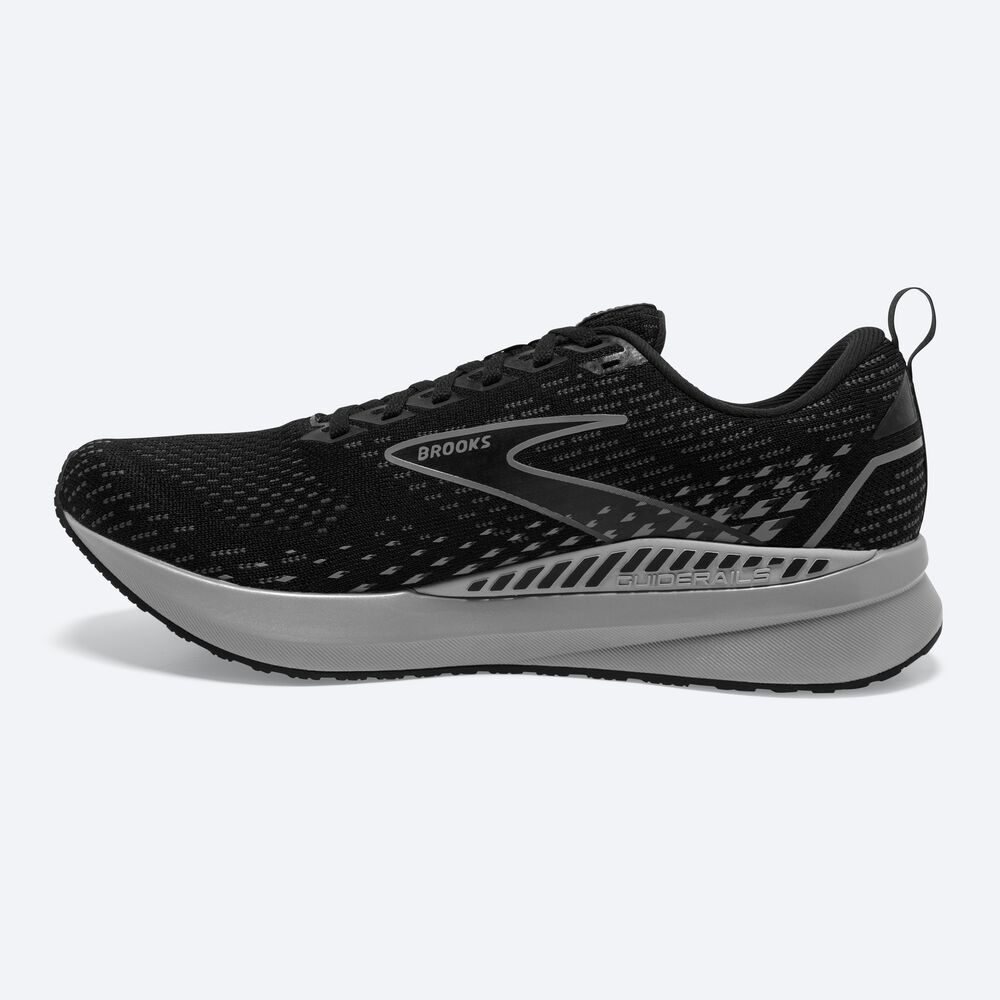 Brooks Levitate GTS 5 Férfi Futócipő Fekete/Szürke | HU094867