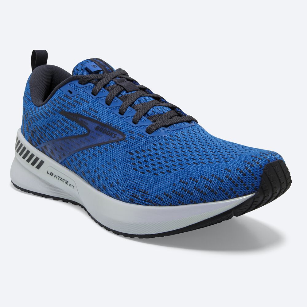 Brooks Levitate GTS 5 Férfi Futócipő Kék/Fehér | HU512487