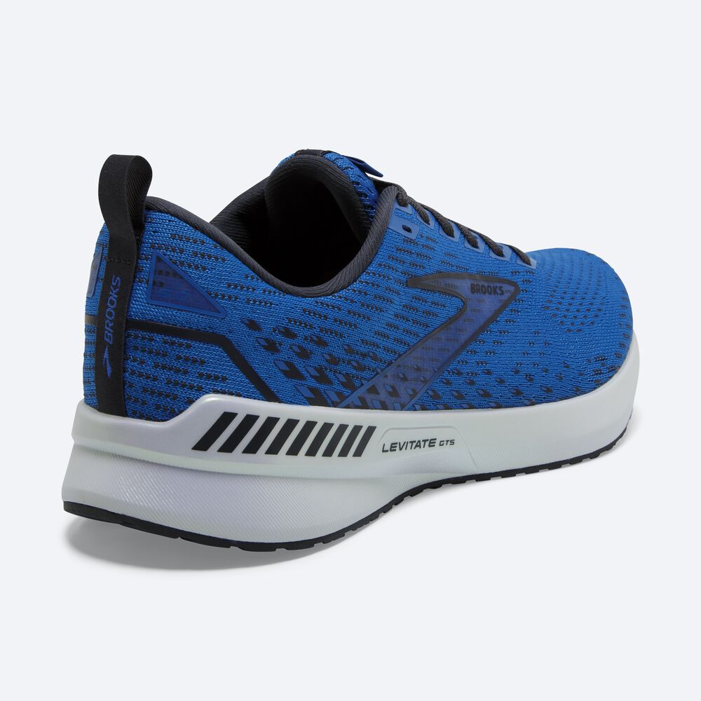 Brooks Levitate GTS 5 Férfi Futócipő Kék/Fehér | HU512487