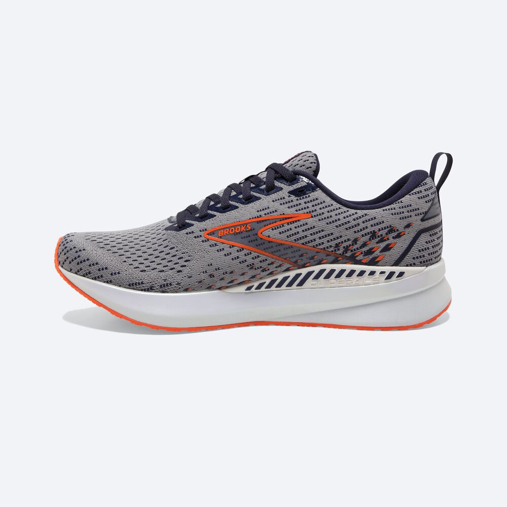 Brooks Levitate GTS 5 Férfi Futócipő Szürke/Sötétkék | HU985376