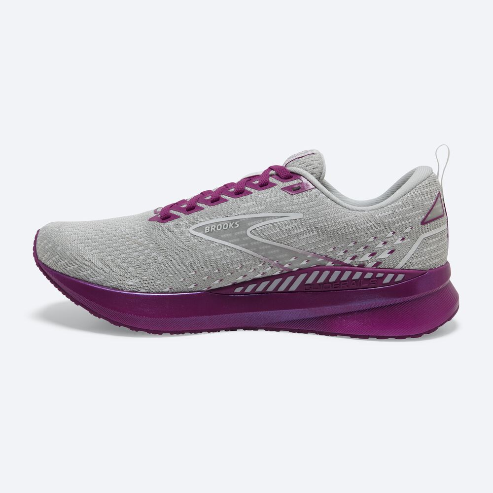 Brooks Levitate GTS 5 Női Futócipő Szürke/Levendula | HU475382