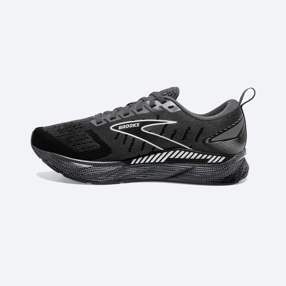 Brooks Levitate GTS 6 Férfi Futócipő Fekete/Fehér | HU095381