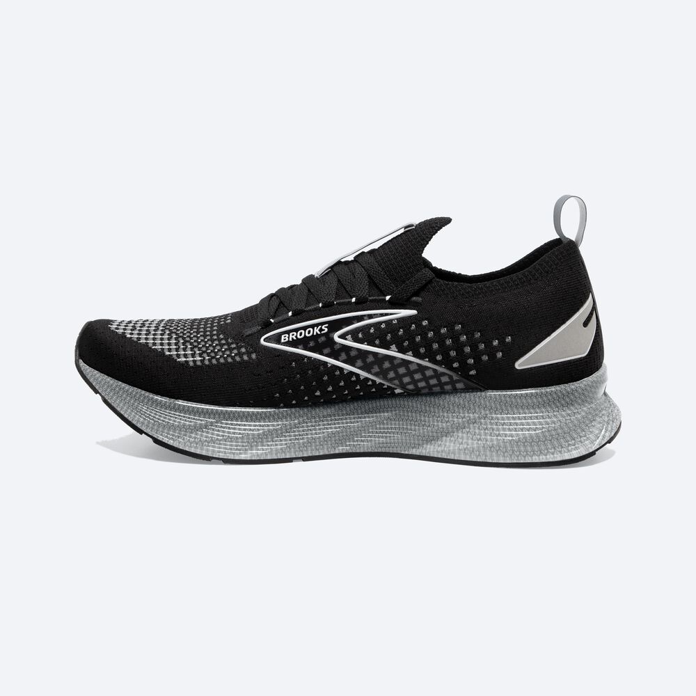 Brooks Levitate StealthFit 6 Férfi Futócipő Fekete/Szürke | HU753408