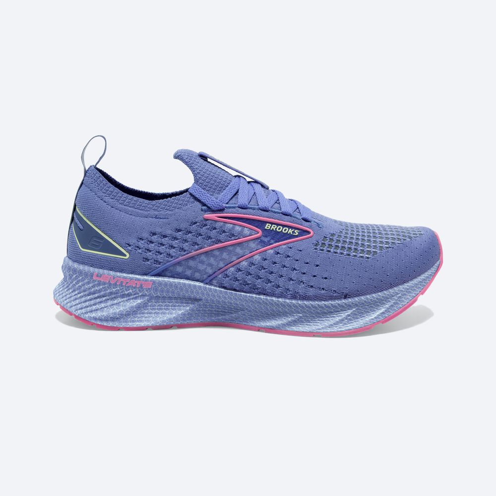 Brooks Levitate StealthFit 6 Női Futócipő Lila/Rózsaszín | HU612780