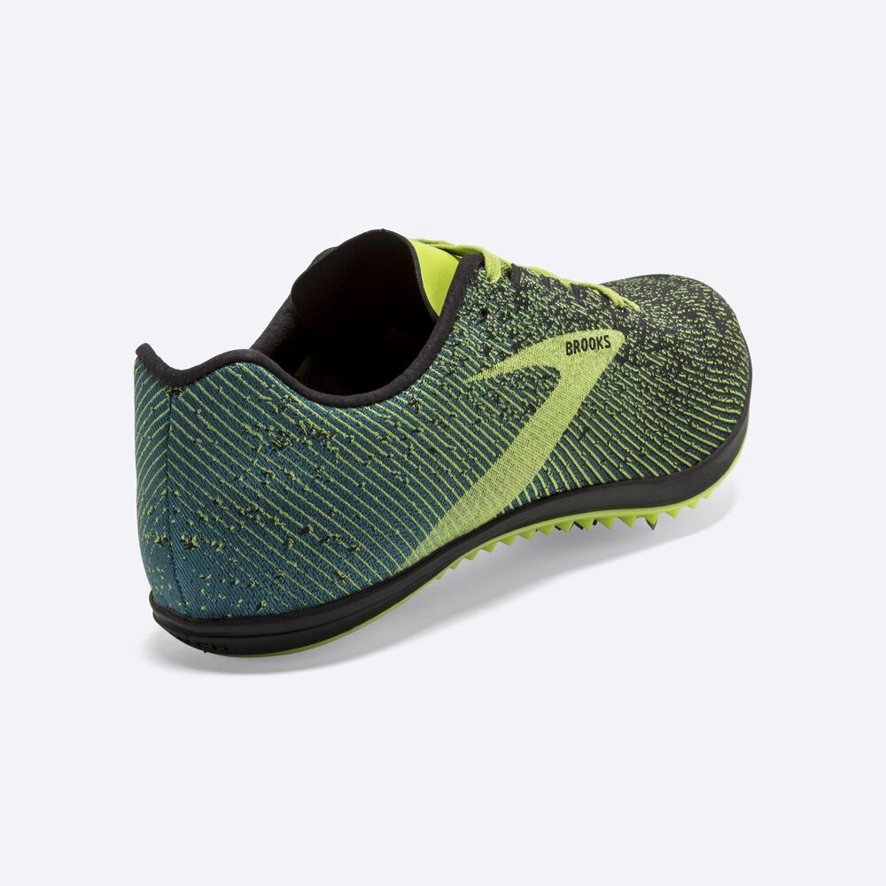 Brooks Mach 19 Férfi Szöges Cipő Fekete/Kék | HU913068