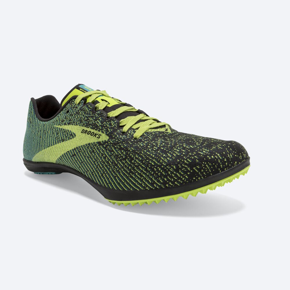 Brooks Mach 19 Spikeless Férfi Szöges Cipő Fekete/Kék | HU706519