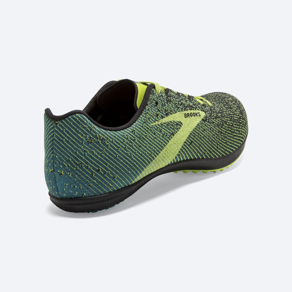 Brooks Mach 19 Spikeless Férfi Szöges Cipő Fekete/Kék | HU706519